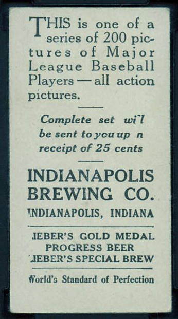1916 M101-4 Indianapolis Brewing Co